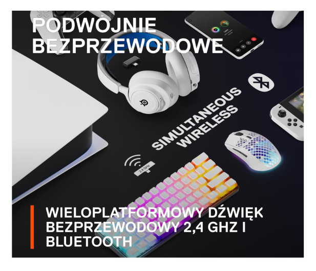 STEELSERIES Arctis Nova 7P white 61561 - 1185192 - zdjęcie 9
